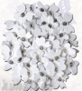 Creative elements white range jewelled butterflies x50