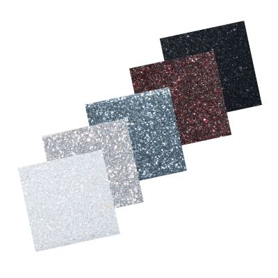 Self-adhesive Glitter paper 160g A5 x5 assortiment 1 ― VIP Office HobbyART