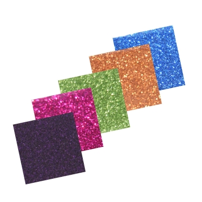 Self-adhesive Glitter paper 160g A5 x5 assortiment 5 ― VIP Office HobbyART