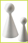 Styropor figure cone 10 cm. ― VIP Office HobbyART