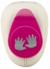 Craft punch medium 2,5cm-1" baby hands