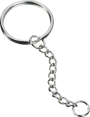 Key Ring d 25mm silver ― VIP Office HobbyART