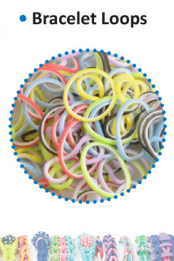 Bracelet loops x300 multi + x12 clips ― VIP Office HobbyART