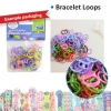Bracelet loops x300 dot multi + x12 clips