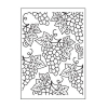 Embossing template 30008383 10,8x14,6cm grapes