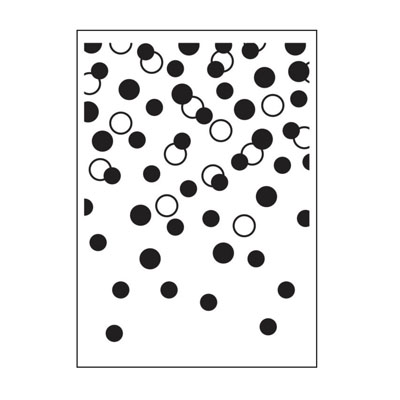 Embossing template 30008385 10,8x14,6cm gradual dots ― VIP Office HobbyART