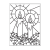 Embossing template 30008388 10,8x14,6cm mosaic candle