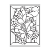 Embossing template 30008389 10,8x14,6cm mosaic butterfly