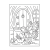 Embossing template 30008395 10,8x14,6cm fairy door