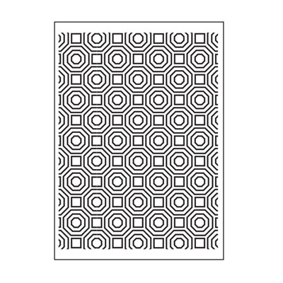 Папка для тиснения 30008400 10,8x14,6cm octagon background ― VIP Office HobbyART