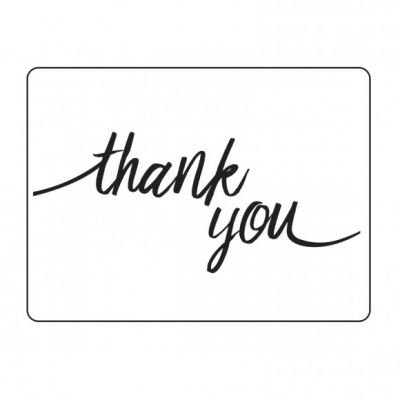 Папка для тиснения 30023103 10,8x14,6cm thank you ― VIP Office HobbyART