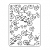 Embossing template 30023105 10,8x14,6cm bicycle