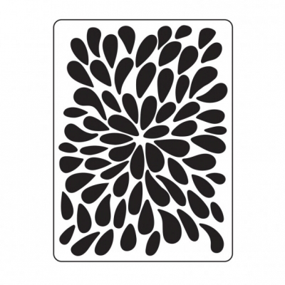 Embossing template 30023108 10,8x14,6cm burst ― VIP Office HobbyART