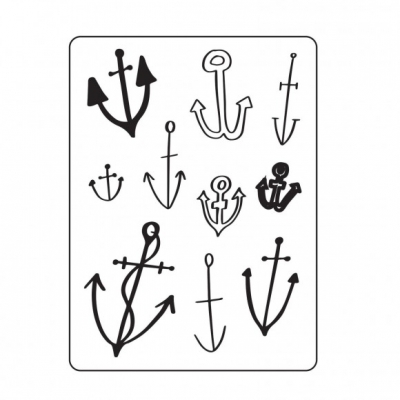 Embossing template 30023112 10,8x14,6cm anchors ― VIP Office HobbyART