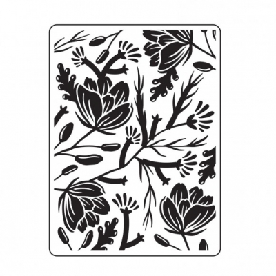 Embossing template 30023113 10,8x14,6cm flower pod ― VIP Office HobbyART