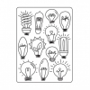 Embossing template 30023116 10,8x14,6cm lightbulbs