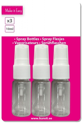 Spray bottles 10ml, 3tk ― VIP Office HobbyART