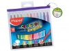 Фломастеры 12 цветов Maped ColorPeps Long Life с замком