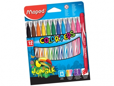 Set of fibre pens Maped ColorPeps Jungle 12pcs ― VIP Office HobbyART