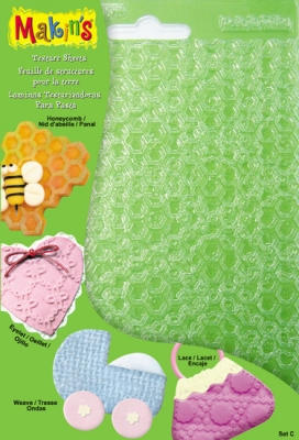 Makin's Текстурный лист Set C Honeycomb, Weave, Eyelet, Lace ― VIP Office HobbyART
