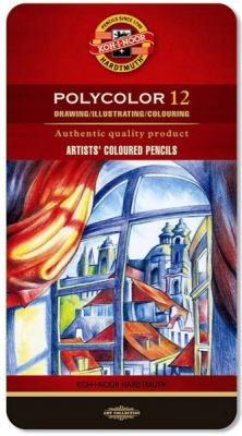 Värviliste pliiatsite komplekt Polycolor 12tk Kon-i-Noor