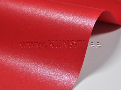 Curious Metallics 120g A4 Red Lacquer, 1 leht, metalse pinnaviimistlusega paber ― VIP Office HobbyART