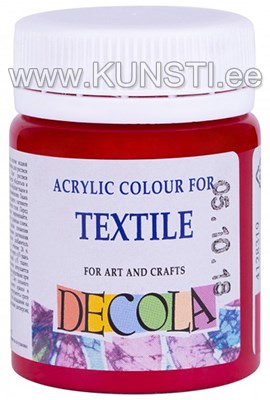 319 Textile Colour DECOLA 50ml Carmine ― VIP Office HobbyART