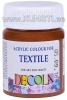 419 Textile Colour DECOLA 50ml Coral