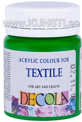 717 Textile Colour DECOLA 50ml Light Green ― VIP Office HobbyART