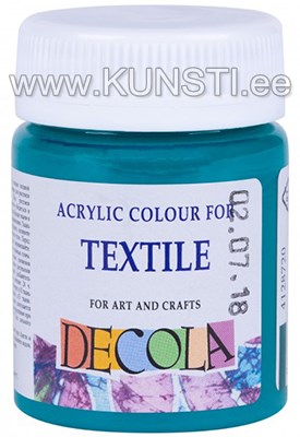 720 Textile Colour DECOLA 50ml Emerald Green ― VIP Office HobbyART