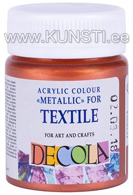 964 Textile Colour DECOLA 50ml Copper ― VIP Office HobbyART