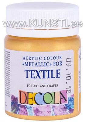 965 Textile Colour DECOLA 50ml Gold ― VIP Office HobbyART