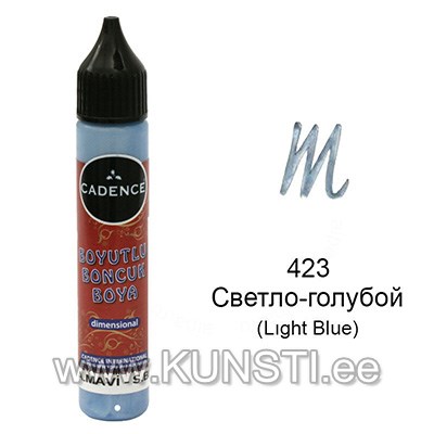 Универсальный контур Metallic Cadence 25мл 423 LIGHT BLUE ― VIP Office HobbyART