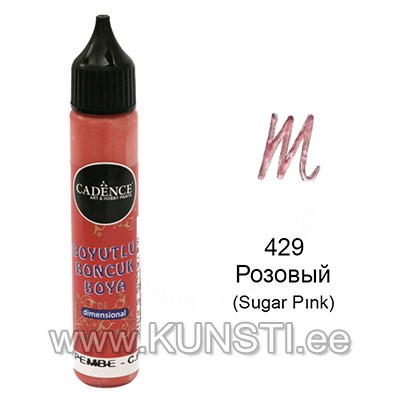 Универсальный контур Metallic Cadence 25мл 429 CANDY PINK  ― VIP Office HobbyART