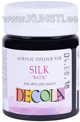 810 Silk paiting Decola 50ml Black ― VIP Office HobbyART