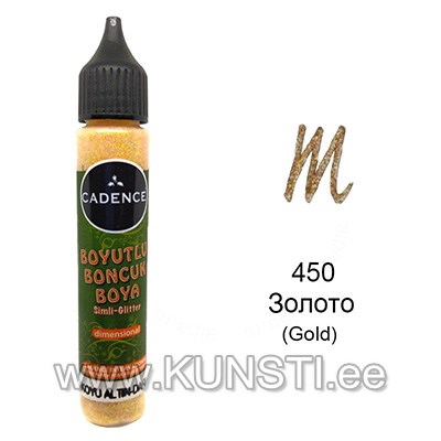 Универсальный контур Glitter Cadence 25мл 450 GOLD  ― VIP Office HobbyART