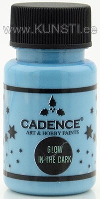 Akrüülvärv Cadence Glow in the dark 473 blue 50 ml  ― VIP Office HobbyART