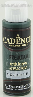 Акриловая краска Premium Cadence 5100 olive green 70 ml  ― VIP Office HobbyART