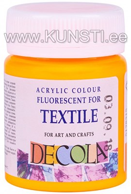 315 Textile Colour DECOLA 50ml Orange fluo ― VIP Office HobbyART