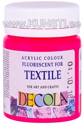 322 Textile Colour DECOLA 50ml Pink fluor ― VIP Office HobbyART
