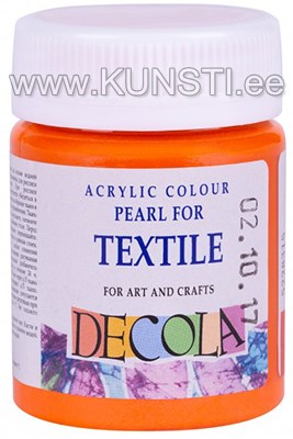 315 Textile Colour DECOLA 50ml Orange Pearl ― VIP Office HobbyART