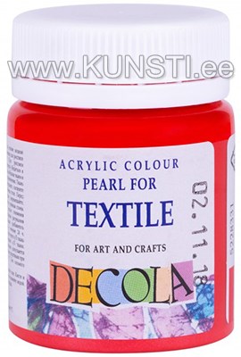 331 Textile Colour DECOLA 50ml Red Pearl ― VIP Office HobbyART