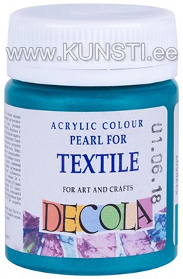 507 Textile Colour DECOLA 50ml Turquoise Pearl ― VIP Office HobbyART