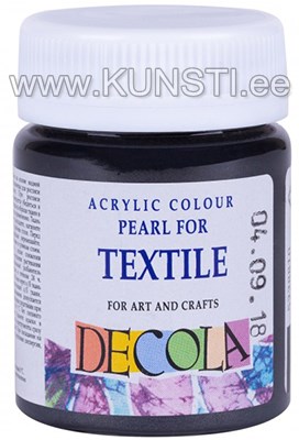 810 Textile Colour DECOLA 50ml Black Pearl ― VIP Office HobbyART
