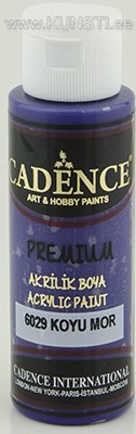Акриловая краска Premium Cadence 6029 dark purple 70 ml  ― VIP Office HobbyART