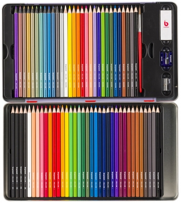 Набор цветых карандашей Bruynzeel Expression Colour 70 шт в метал.коробке ― VIP Office HobbyART