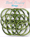 Bookbinders-rings 40mm, 12pc Silver Antique copper ― VIP Office HobbyART