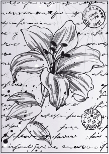 Clear stamps 6410/0059 - Lillies nr.2 ― VIP Office HobbyART