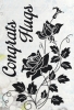 Clear stamps 6410/0090 - flowers 2 - congrats - hugs
