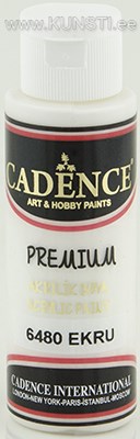 Акриловая краска Premium Cadence 6480 ecru 70 ml  ― VIP Office HobbyART